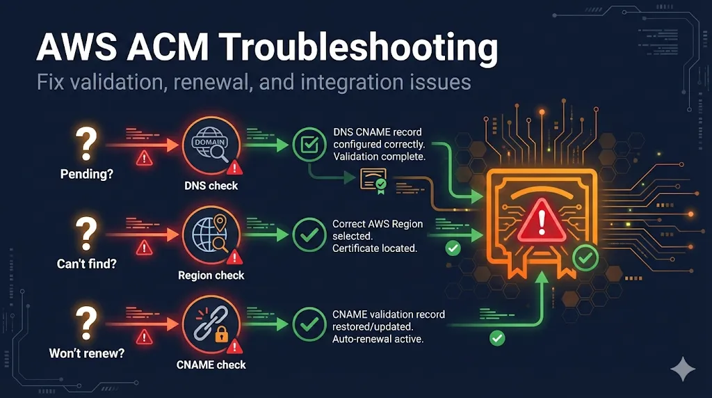 AWS ACM Troubleshooting