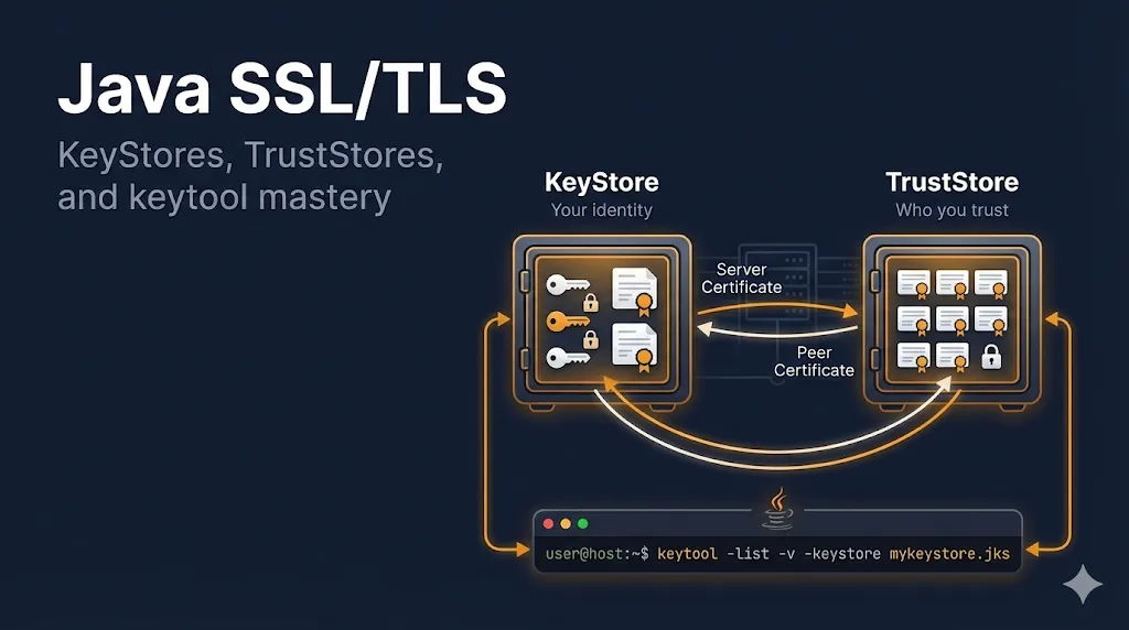Java SSL/TLS - KeyStores, TrustStores, and keytool mastery