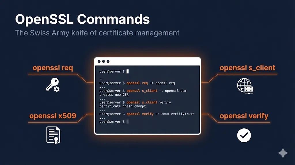 OpenSSL Commands - The Swiss Army knife of certificate management