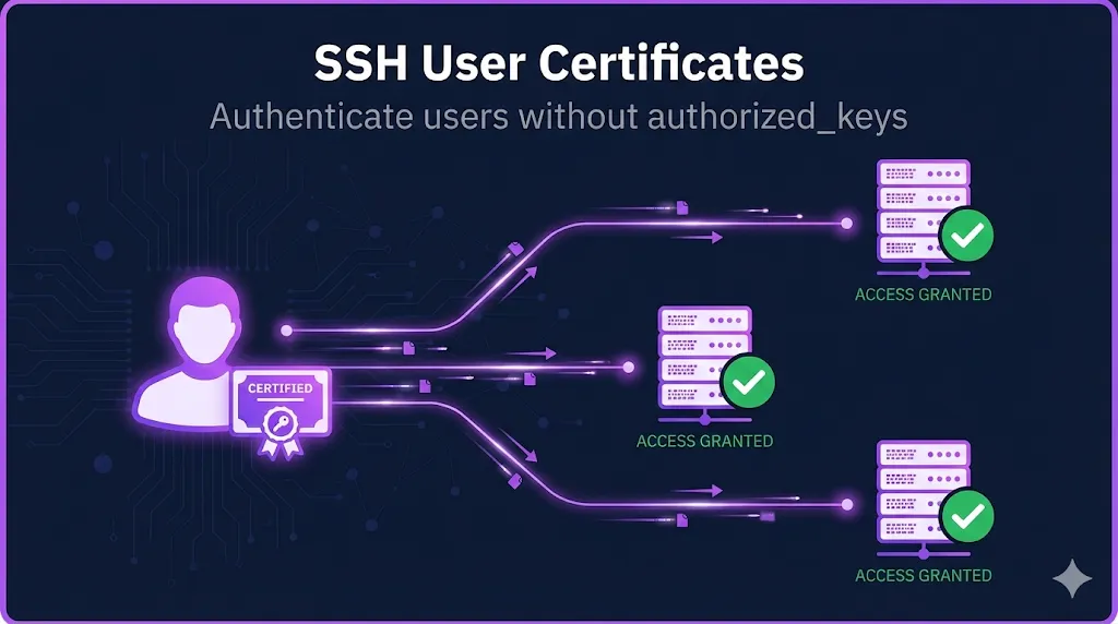 SSH Certificates: Authenticate users without authorized_keys