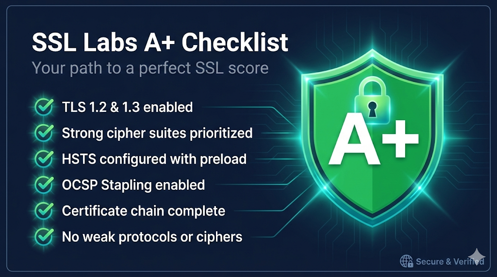 SSL Labs A+ Checklist